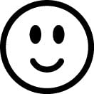 Stemplino® Maxistempel L - Motiv: Smiley – 35mm Durchmesser - Holzstempel Kinder Stempel Bullet Journal Stempel mit Smiley Motiv Smiley Stempel lachen Stempel von Stemplino