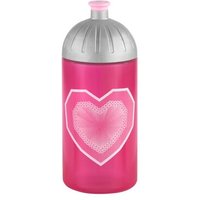 Step by Step 188191 Trinkflasche "Glitter Heart", Pink von Step by Step