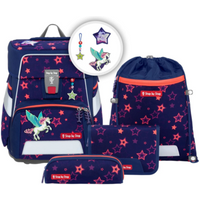 Step by Step 213217 SPACE SHINE Schulranzen-Set "Pegasus Night Nuala", 5-teilig von Step by Step