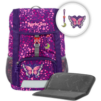 Step by Step 213362 KID SHINE Rucksack-Set "Butterfly Night Ina", 3-teilig von Step by Step