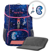 Step by Step 213364 KID REFLECT Rucksack-Set "Star Seahorse Zoe", 3-teilig von Step by Step