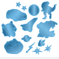 Step by Step 213397 Reflektierendes Sticker-Set "Blau" von Step by Step