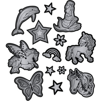 Step by Step 213398 Reflektierendes Sticker-Set "Silber" von Step by Step