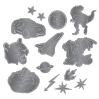 Step by Step 213399 Reflektierendes Sticker-Set "Schwarz" von Step by Step