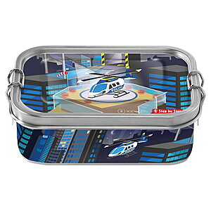 Step by Step Edelstahlstahl Lunchbox Helicopter von Step by Step