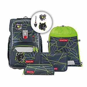 Step by Step GIANT Schulranzen-Set Dark Cat Chiko Neu 2025 von Step by Step