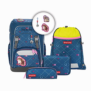 Step by Step GIANT Schulrucksack-Set Horse Lima, 5-teilig von Step by Step