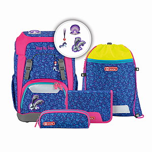 Step by Step Giant Happy Dolphin Schulranzen-Set von Step by Step