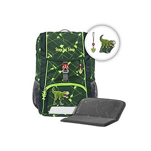 Step by Step KID SHINE Rucksack-Set Dino Night Tyro, 3-teilig von Step by Step