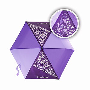 Step by Step Regenschirm Purple mit Magic Rain EFFECT von Step by Step