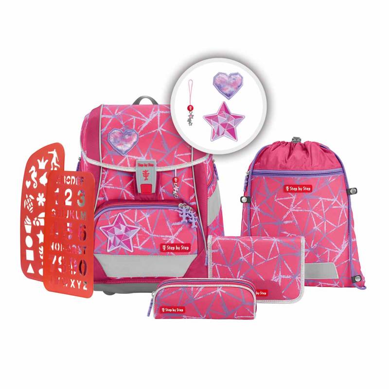 Step by Step Schulranzen-Set 2in1 Plus Star Stella (6-teilig) von Step by Step