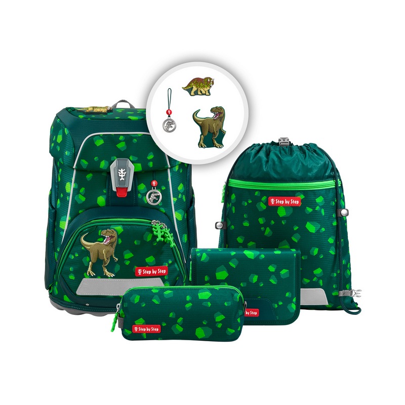Step by Step Schulranzen-Set FIT Dino Targo 5 tlg. Step by Step Schulranzen-Set FIT Dino Targo 5 tlg. von Step by Step
