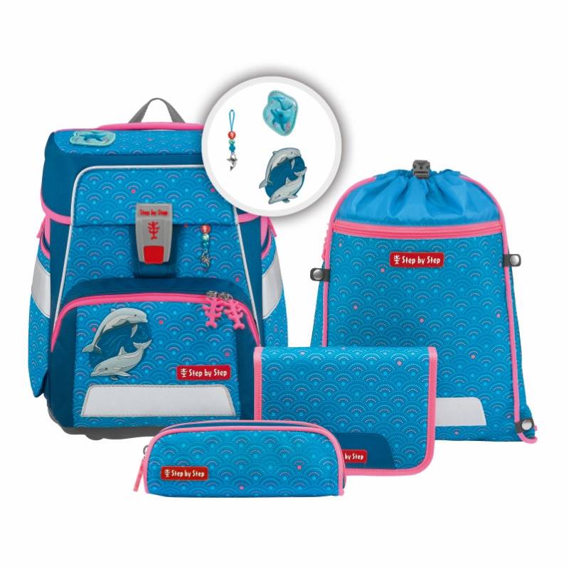 Step by Step Schulranzen-Set Space Dolphin Pippa 5-tlg. von Step by Step