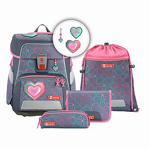 Step by Step Space Glitter Heart Schulranzenset von Step by Step