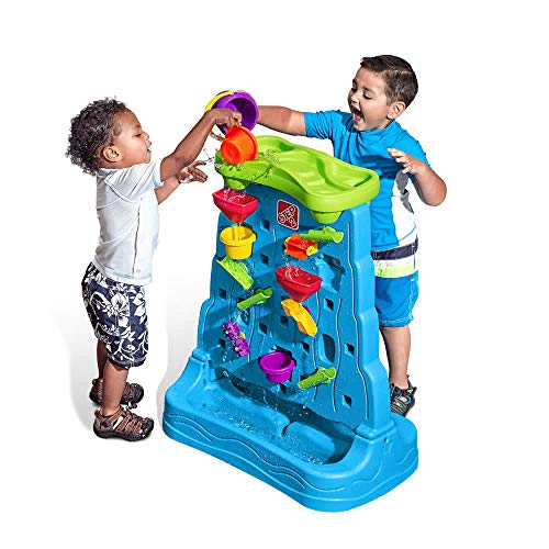 Step2 Waterfall Discovery Wall Wasserspielzeug | Wasserspieltisch für Kinder inkl. 13-teiligem Zubehör Set | Garten Wasser Spielzeug in Blau Step2 Waterfall Discovery Wall Wasserspielzeug | Wasserspieltisch für Kinder inkl. 13-teiligem Zubehör Set | Garten Wasser Spielzeug in Blau von Step2