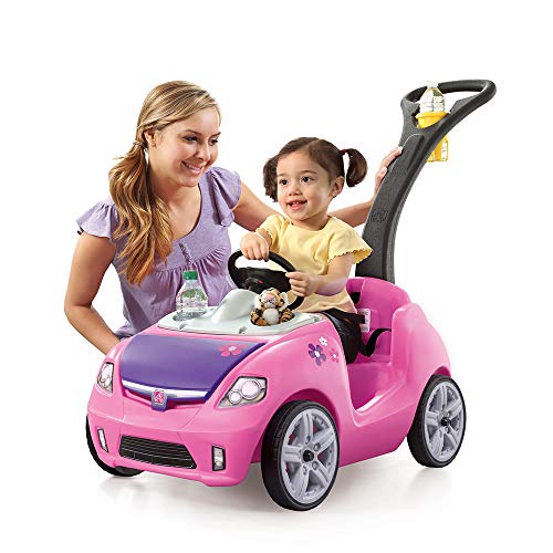 Step2 Whisper Ride Kinderauto/Rutscher in Rosa | Spielzeug Auto mit Schiebestange | Kinderfahrzeug/Rutscherauto ab 1.5 Jahre Step2 Whisper Ride Kinderauto/Rutscher in Rosa | Spielzeug Auto mit Schiebestange | Kinderfahrzeug/Rutscherauto ab 1.5 Jahre von Step2