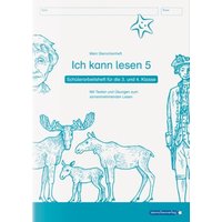 Ich kann lesen 5 - Schülerarbeitsheft für die 3. und 4. Klasse von Sternchenverlag