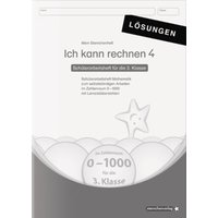 Ich kann rechnen 4 Lösungen - Schülerarbeitsheft für die 3. Klasse von Sternchenverlag