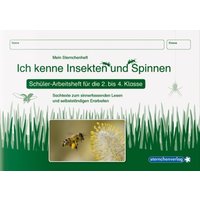 Ich kenne Insekten und Spinnen - Schülerarbeitsheft Kl 2/4 von Sternchenverlag