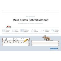 Mein erstes Schreiblernheft. Für alle Buchstaben auf speziellem Schreiblernpapier von Sternchenverlag