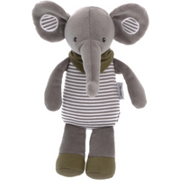 STERNTALER 3012211 Spieltier Elefant Eddy mit Halstuch und Rassel von Sterntaler