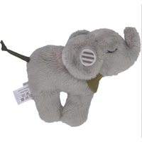 STERNTALER 3052211 Mini-Spieltier Elefant Eddy mit Rassel, Grau von Sterntaler