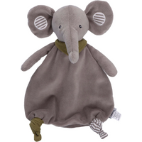 STERNTALER 3212211 Schmusetuch Elefant Eddy in Grau mit Halstuch von Sterntaler