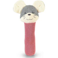 STERNTALER 3302181 GOTS Strick-Greiffigur Maus Mabel in Rosa von Sterntaler