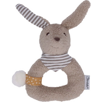 STERNTALER 3302212 Greifling Hase Happy in Braun mit Rassel braun von Sterntaler