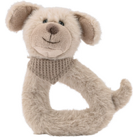 STERNTALER 3302426 Greifling HUND Lucky graubeige von Sterntaler