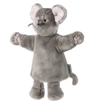 STERNTALER 3622458 Kinder Handpuppe Maus für das Kasperletheater grau von Sterntaler