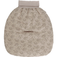 STERNTALER 9072211 Strampelnest wattiert, Motiv Elefant Eddy in Beige von Sterntaler