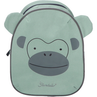 STERNTALER 9602374 Rucksack Affe Albert in grün mit 3D-Ohren, 4,5L, steingrün von Sterntaler