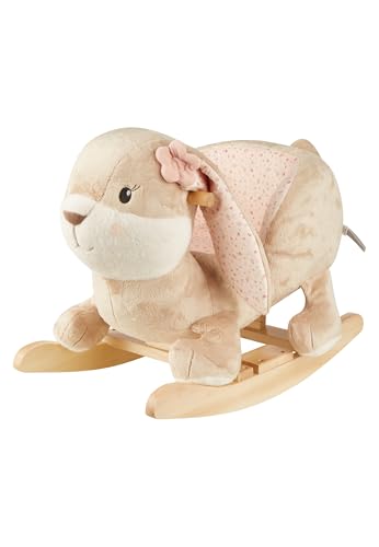 Sterntaler Schaukeltier Hase Hanni - Schaukelpferd aus Flausch & Holz - weiche Sitzfläche - Spielzeug Wippe für Kleinkind - Mädchen - Indoor Geschenk-Idee, Hellbraun Sterntaler Schaukeltier Hase Hanni - Schaukelpferd aus Flausch & Holz - weiche Sitzfläche - Spielzeug Wippe für Kleinkind - Mädchen - Indoor Geschenk-Idee, Hellbraun von Sterntaler