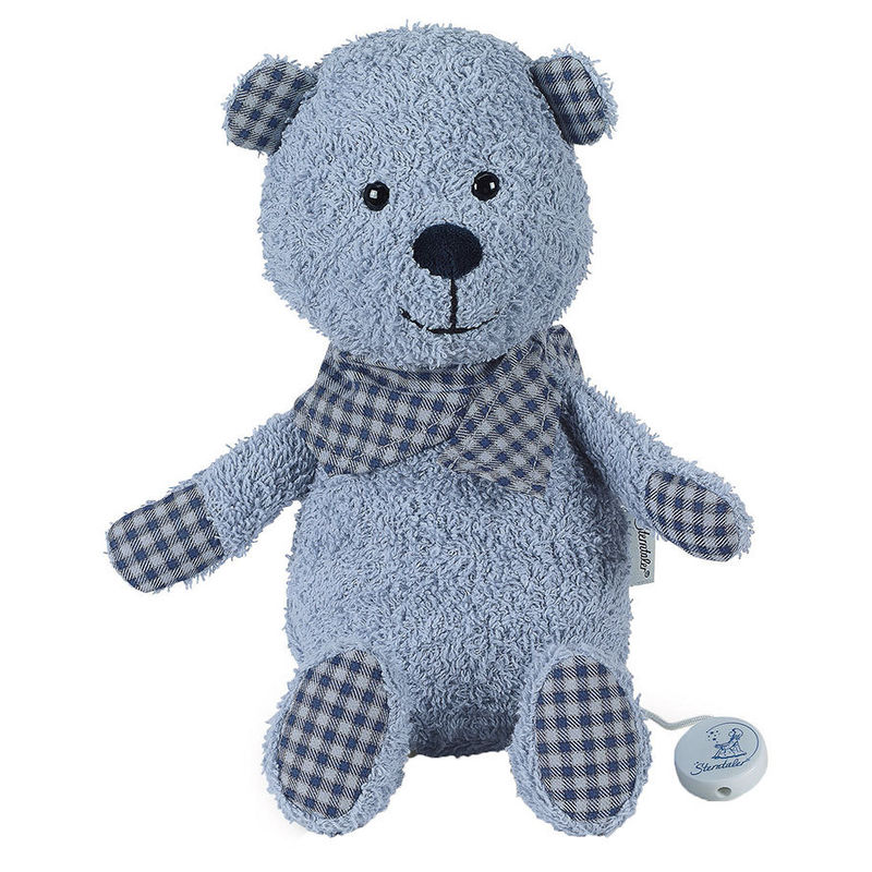 Spieluhr BÄR BAYLEE L (27cm) in blau von Sterntaler