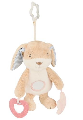 Activity Spielzeug Hase Hanni - Plüschtier aus Flauschstoff - Baby Spielzeug zum Aufhängen - mit Rassel, Spiegel, Knisterpapier & Beißring - ideal unterwegs - Kinderwagen & Babyschale, hellbraun Activity Spielzeug Hase Hanni - Plüschtier aus Flauschstoff - Baby Spielzeug zum Aufhängen - mit Rassel, Spiegel, Knisterpapier & Beißring - ideal unterwegs - Kinderwagen & Babyschale, hellbraun von Sterntaler