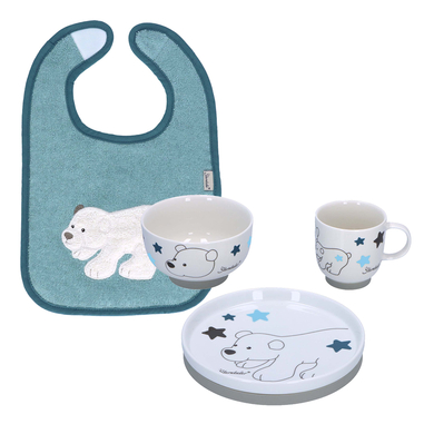 Sterntaler Bundle Geschirrset/Lätzchen Eisbär Elia von Sterntaler