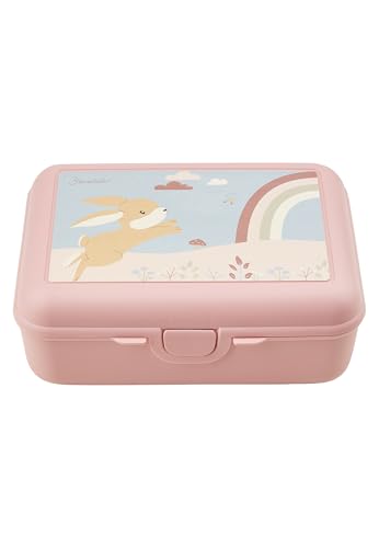 Sterntaler Kinderbrotdose Hase Hanni - Kindergarten Brotdose mit extra Snackbox - robustes Material - leicht zu reinigen - Lunchbox perfekt für den Kindergarten & unterwegs, mattrosa Sterntaler Kinderbrotdose Hase Hanni - Kindergarten Brotdose mit extra Snackbox - robustes Material - leicht zu reinigen - Lunchbox perfekt für den Kindergarten & unterwegs, mattrosa von Sterntaler