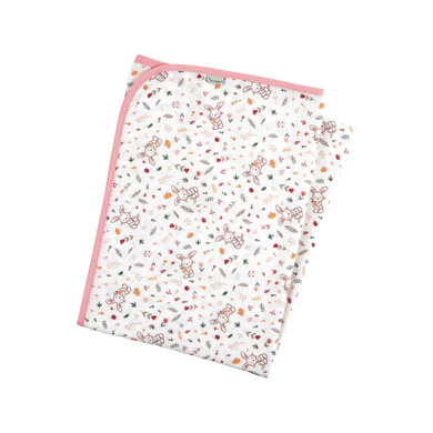 Sterntaler Musselin-Babydecke Hase rosa von Sterntaler