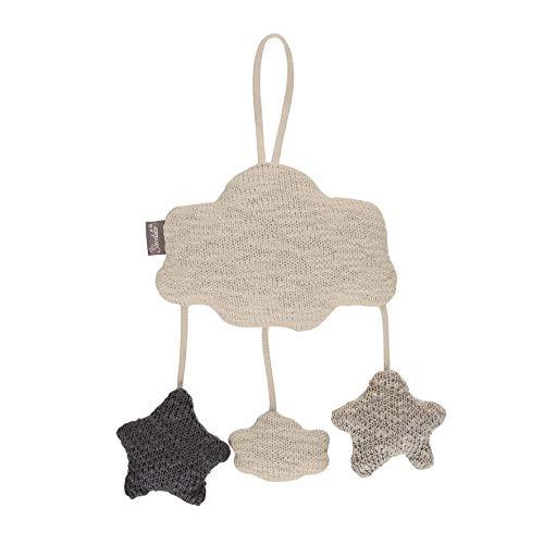 Sterntaler Strick-Mobile Wolke, Alter: Für Babys ab der Geburt, Bio Baumwolle, Beige (Ecru) von Sterntaler