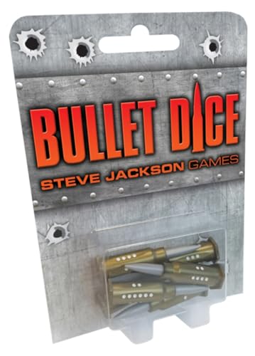 Bullet Dice 2nd Edition | Custom Dice, Perfect for use with Steve Jackson Games, DND, RPGs, Tabletop Games, and Role-Playing Adventures von Steve Jackson Games