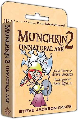 Steve Jackson Games 1410 - Munchkin 2: Unnatural Axe (englische Ausgabe) von Steve Jackson Games