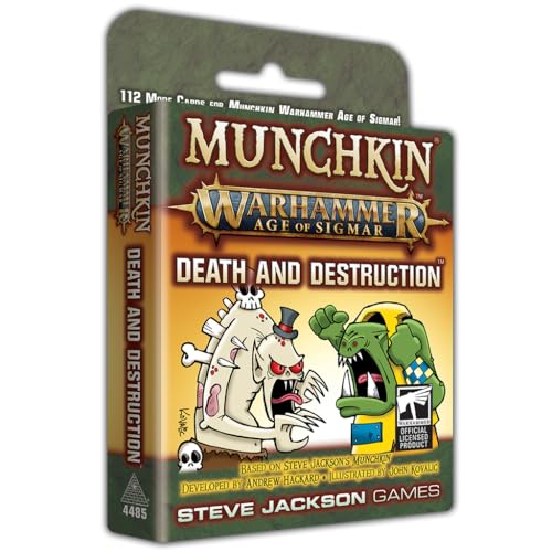 Steve Jackson Games 4485 - Munchkin Warhammer Age of Sigmar: Death and Destruction von Steve Jackson Games