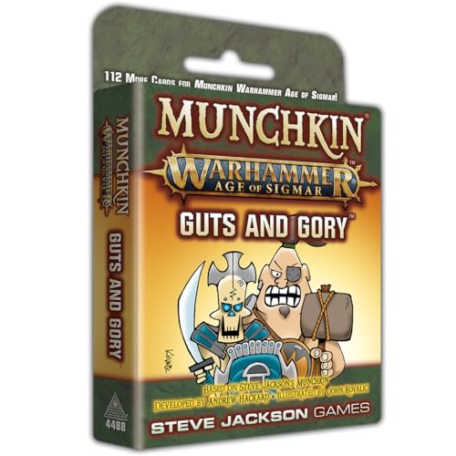 Steve Jackson Games 4488 - Munchkin Warhammer Age of Sigmar: Guts and Gory (englische Ausgabe) von Steve Jackson Games