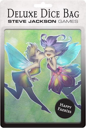 Steve Jackson Games 5215 - Deluxe Dice Bag: Happy Faeries von Steve Jackson Games