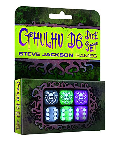 Steve Jackson Games 5927 - Cthulhu D6 Dice Set (6) von Steve Jackson Games