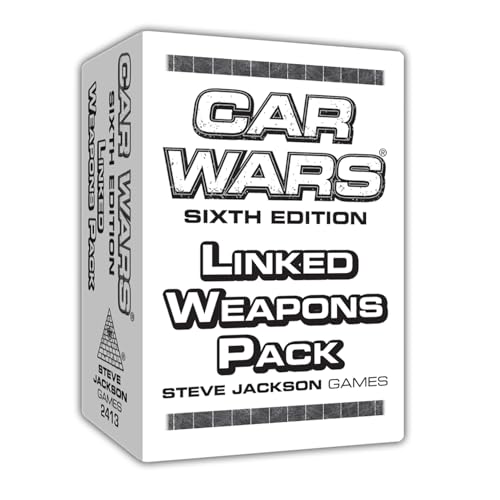 Steve Jackson Games | Car Wars Linked Weapons Pack | Expansion Strategy Card Game | Strategic Gameplay for 2 to 4 Players for Ages 10 and Up | English Steve Jackson Games | Car Wars Linked Weapons Pack | Expansion Strategy Card Game | Strategic Gameplay for 2 to 4 Players for Ages 10 and Up | English von Steve Jackson Games
