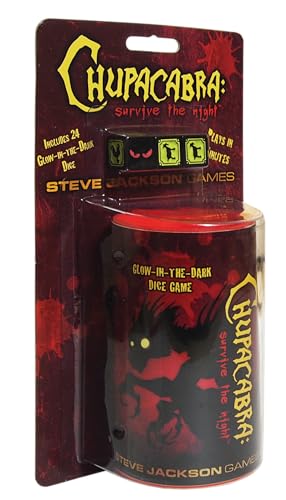 Steve Jackson Games | Chupacabra: Survive The Night | Fast-Paced Dice Game for 2 to 4 Players | Quick 10-20 Minute Gameplay | Perfect for Ages 10 and Up | Easy to Learn | English von Steve Jackson Games