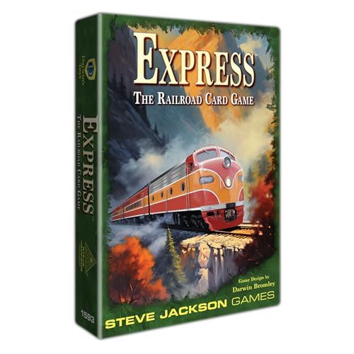 Steve Jackson Games | Express: The Railroad Card Game | Fast-Paced Strategy Game | Exciting Game for 2 to 6 Players, Ages 14 and Up | Perfect for Family Game Nights and Travel | English von Steve Jackson Games