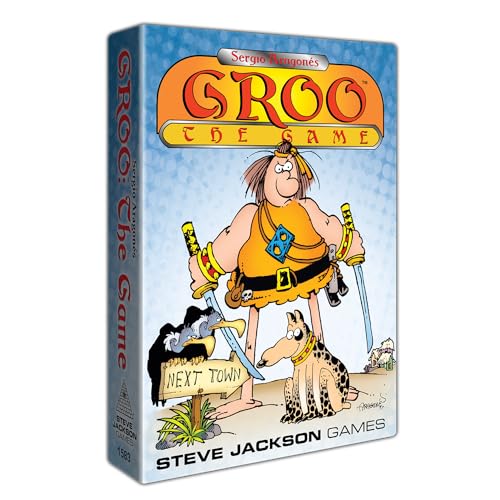 Steve Jackson Games | Groo: The Game | Tactical Game of Chaos and Comedy | Perfect for 3 to 6 Players | Ages 10 and Up | English | Fun for Family Game Nights or Casual Gatherings von Steve Jackson Games